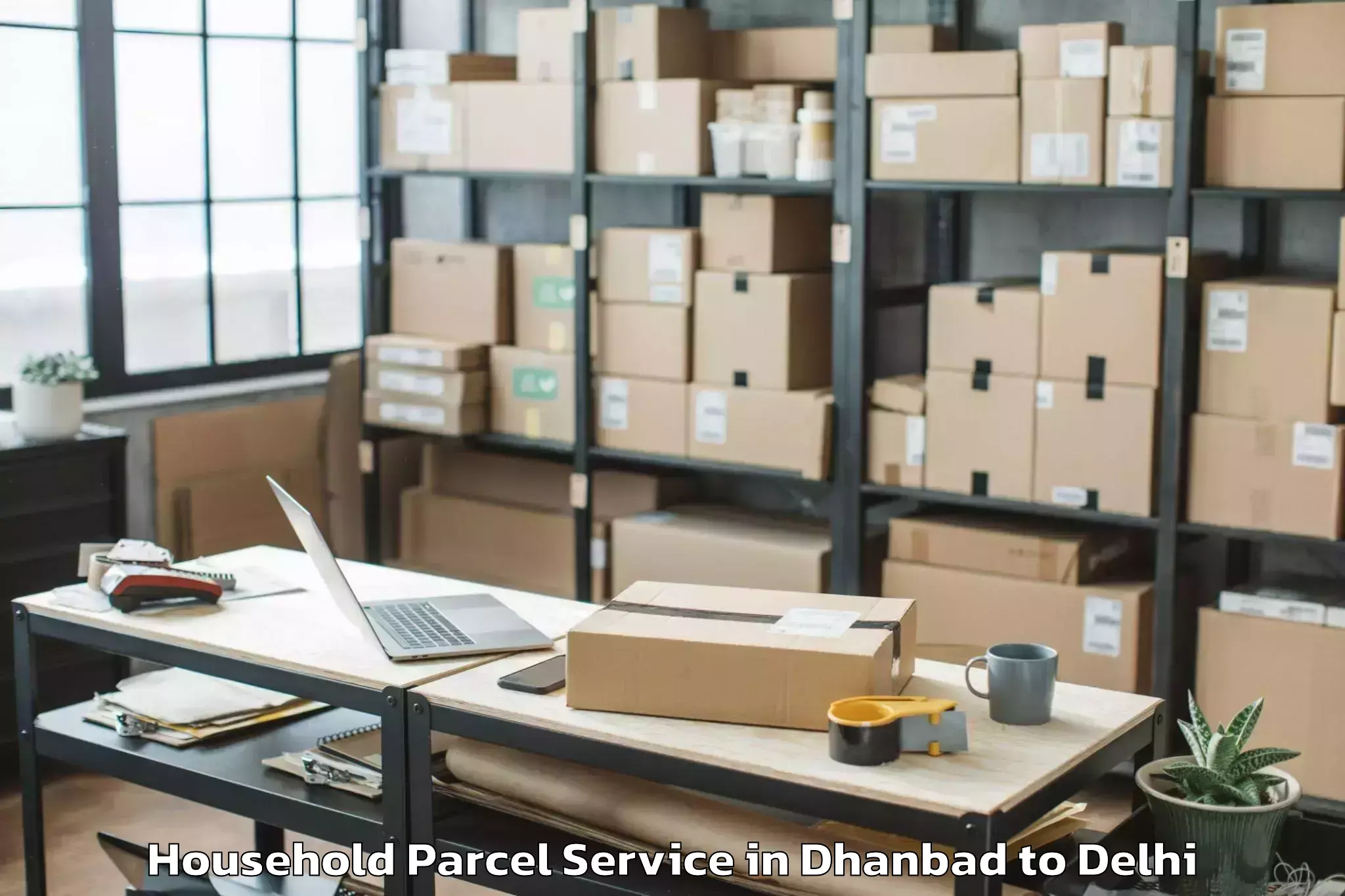 Dhanbad to Ansal Plaza Mall Delhi Household Parcel Booking